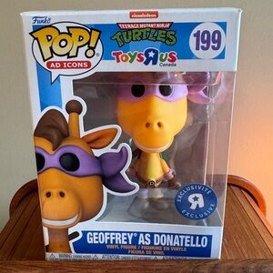 Funko Pop Geoffrey as Donatello - Yellow and Purple New